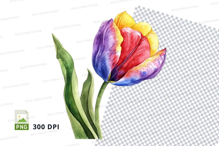 Purple Flower Clipart Image 4
