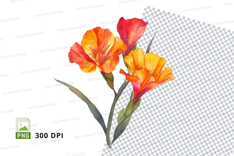 Transparent Background Flower Clipart Image 22