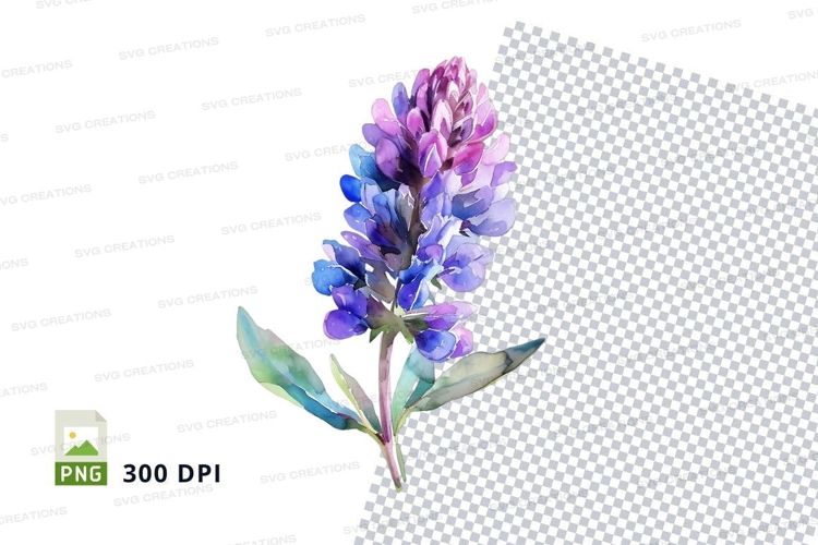 Purple Flower Clipart Image 18