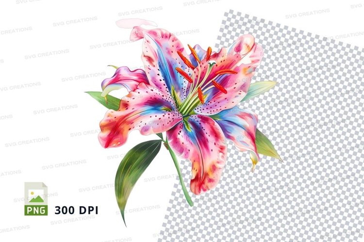 Blue Flower Clipart Image 22