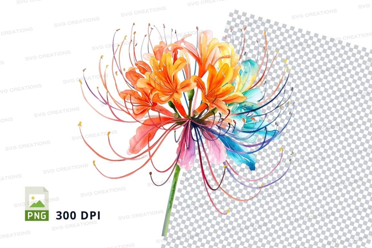 Blue Flower Clipart Image 16