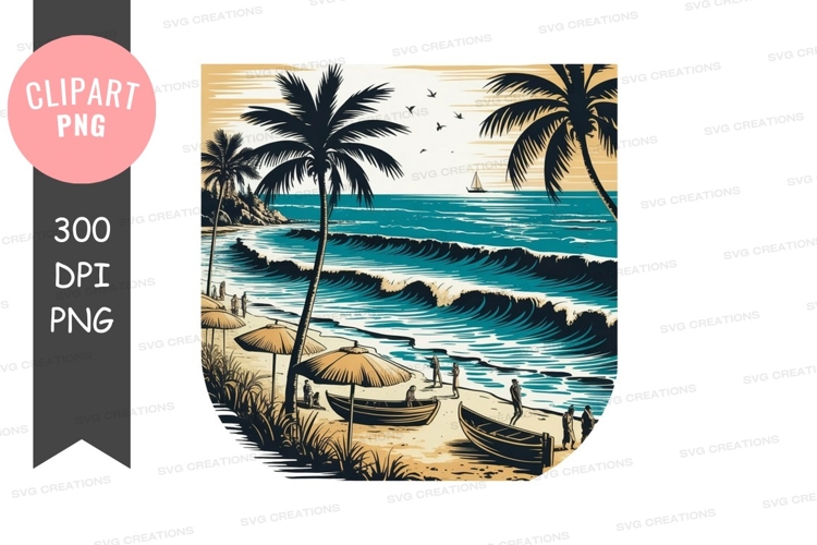 Palm Trees Clipart Image 3