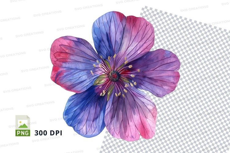 Colorful flower clipart png