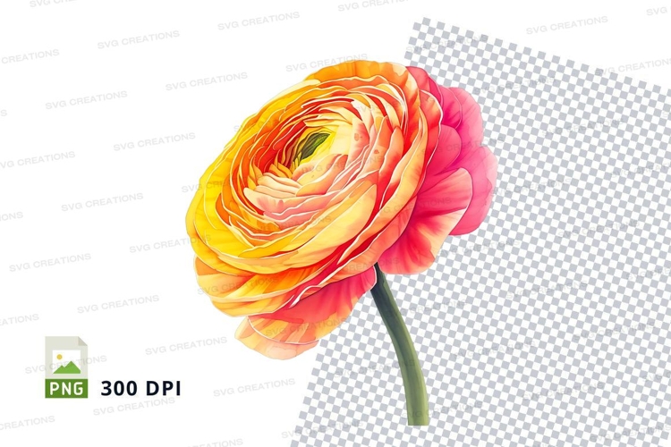 Yellow Flower Clipart Image 23