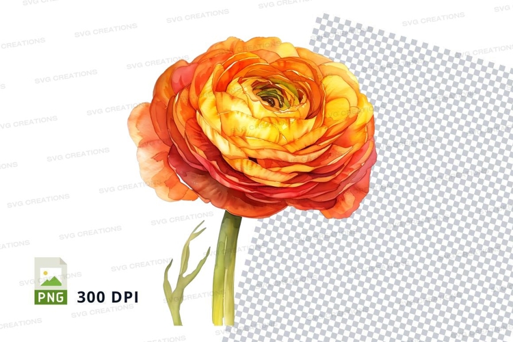 Transparent Background Flower Clipart Image 18