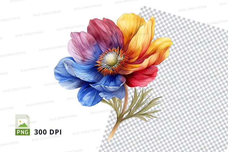 Transparent Background Flower Clipart Image 14