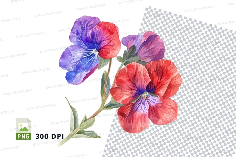 Vibrant flower bouquet clipart png