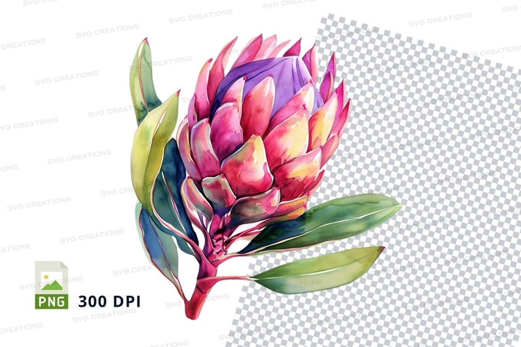 Purple Flower Clipart Image 13