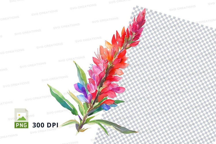 Purple Flower Clipart Image 10