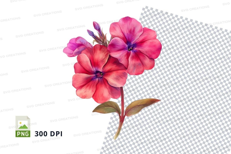 Pink Flowers Clipart Image 6