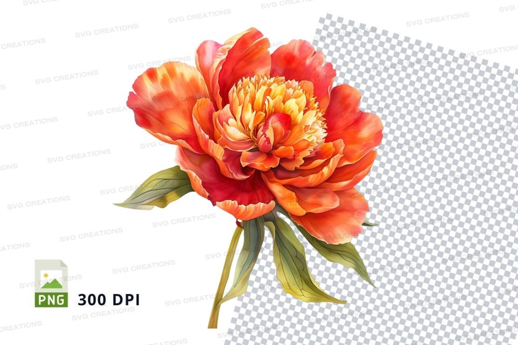 Transparent Background Flower Clipart Image 9