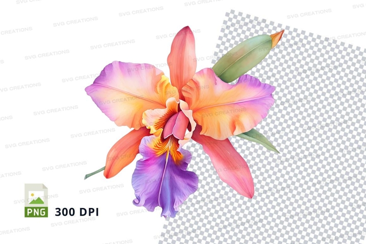 Purple Flower Clipart Image 23