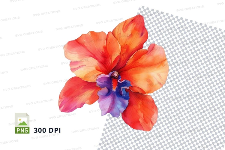Purple Flower Clipart Image 20