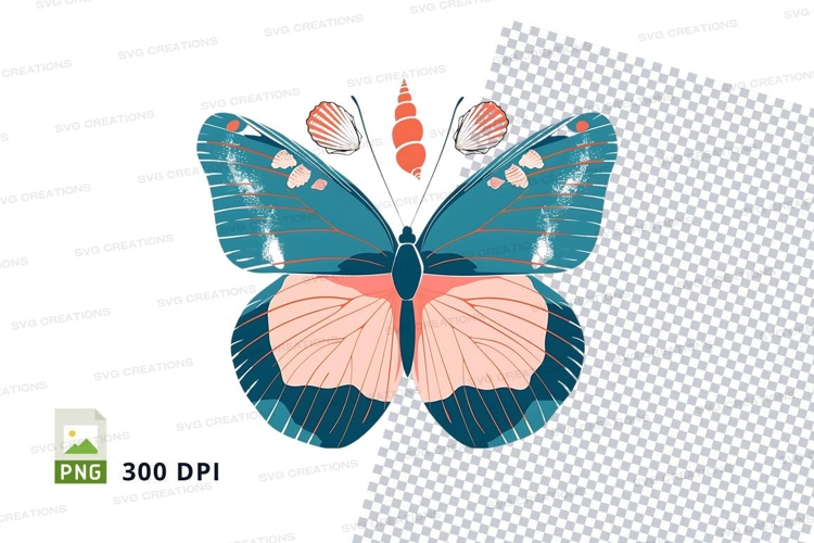 Pink Butterfly Clipart Image 24