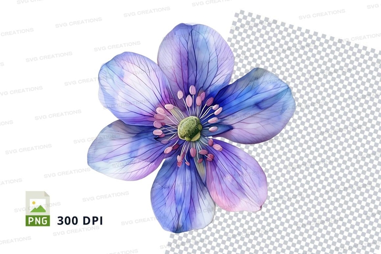 Transparent Background Flower Clipart Image 19