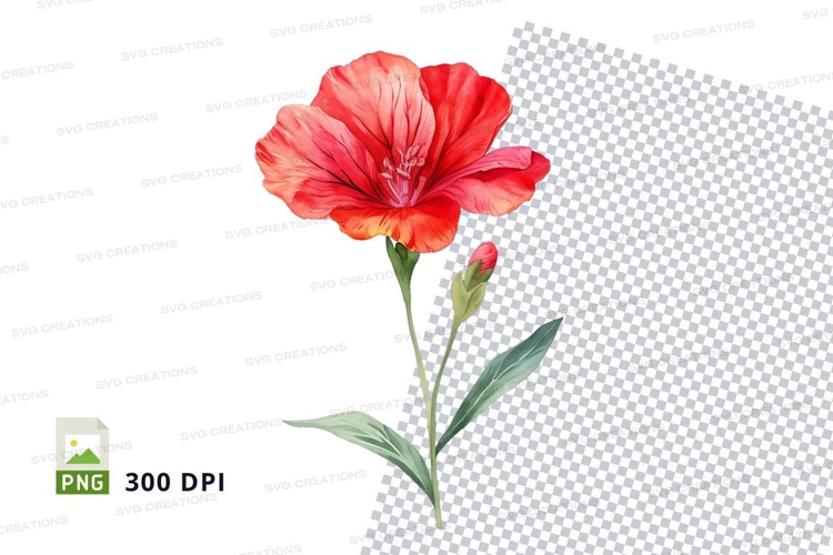 Red Flower Png Image 17