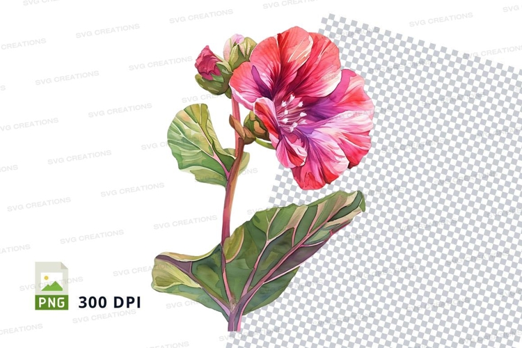 Hibiscus Flower Clipart Image 13