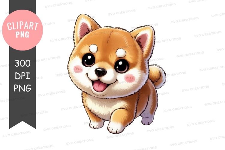 Cute Puppy Clipart Image 7