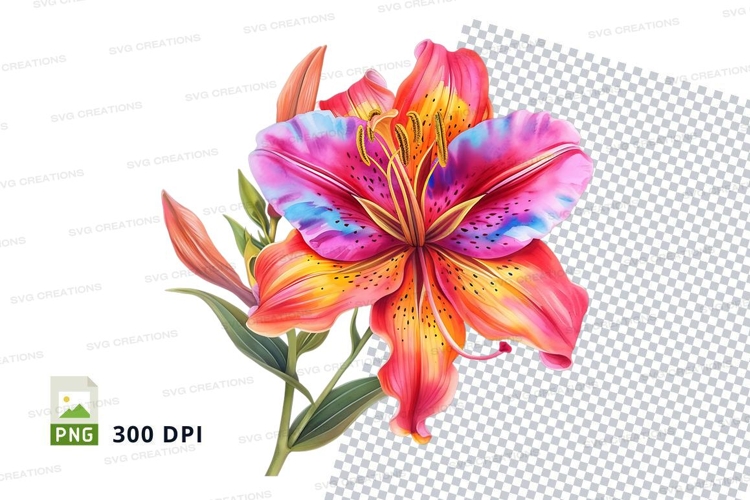 Purple Flower Clipart Image 12