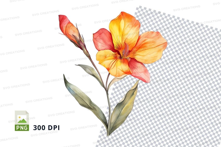 Yellow Flower Clipart Image 24