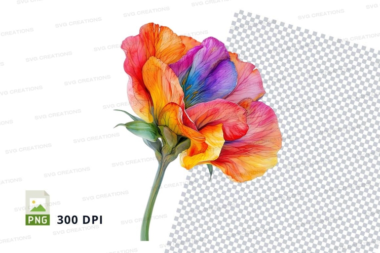 Transparent Background Flower Clipart Image 17