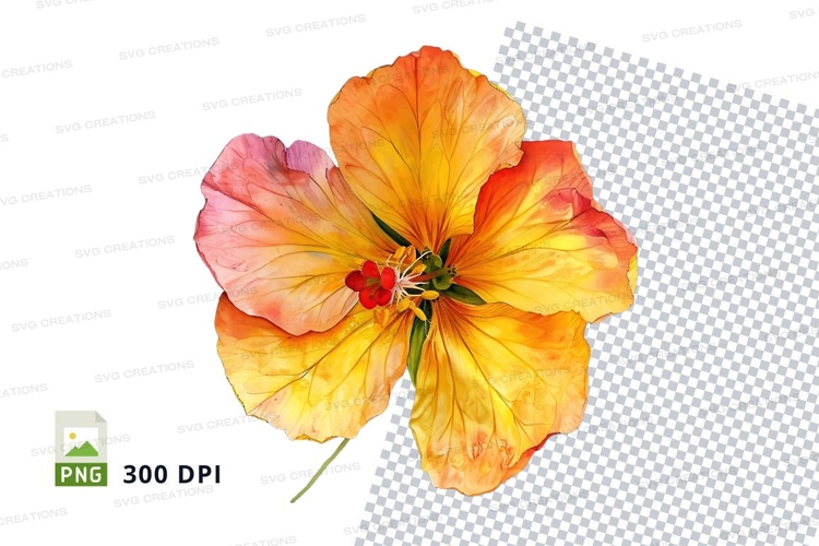 Yellow Flower Clipart Image 23
