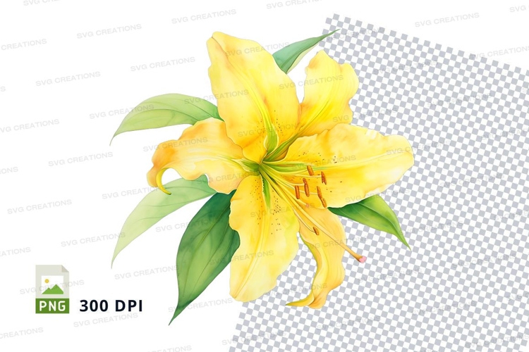 Yellow Flower Clipart