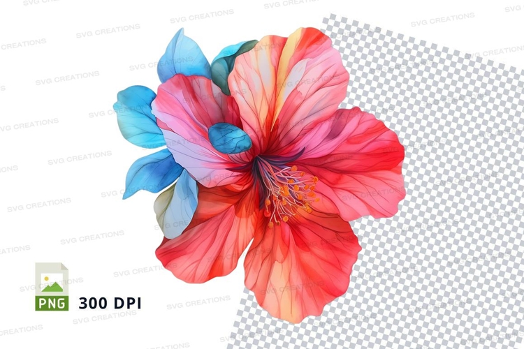 Hibiscus Flower Clipart Image 10