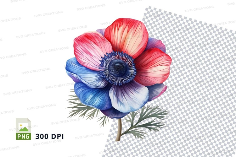 Purple Flower Clipart Image 18