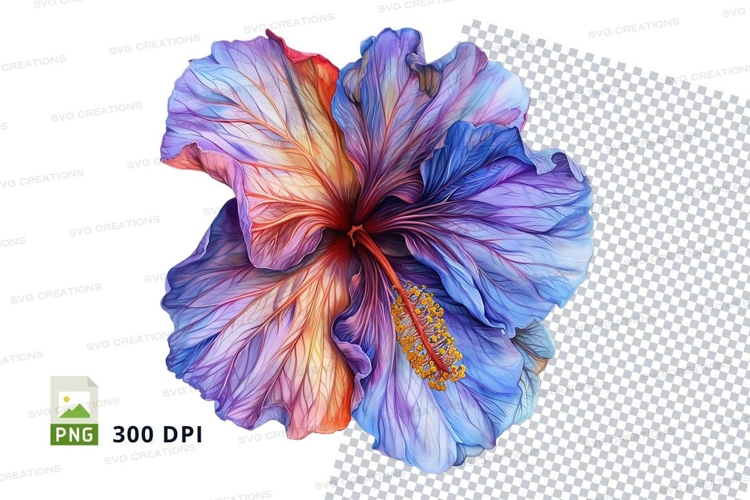 Hibiscus Flower Clipart Image 7