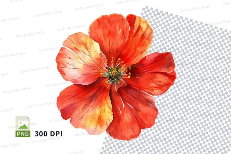 Transparent Background Flower Clipart Image 10