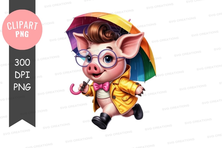 Pig Clipart Image 24