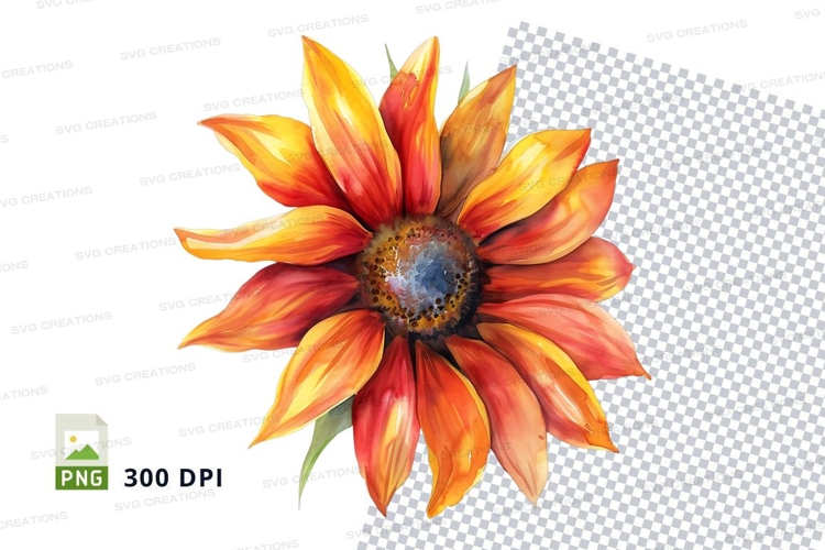 Vibrant sunflower clipart png
