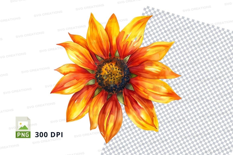 Sunflower Clipart Image 2