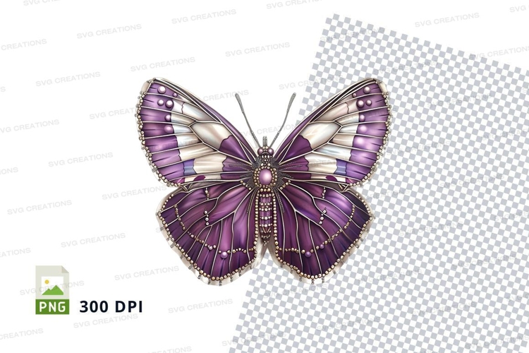 Stained glass butterfly