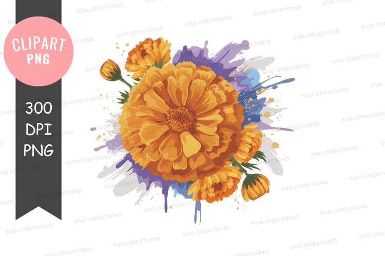 Yellow Flower Clipart Image 15