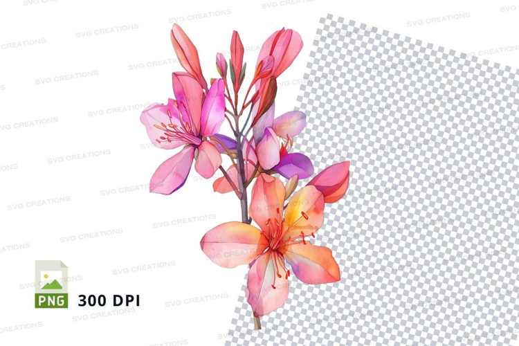Purple Flower Clipart Image 11