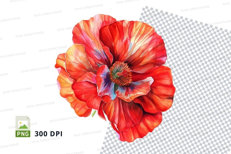 Red Flower Clipart