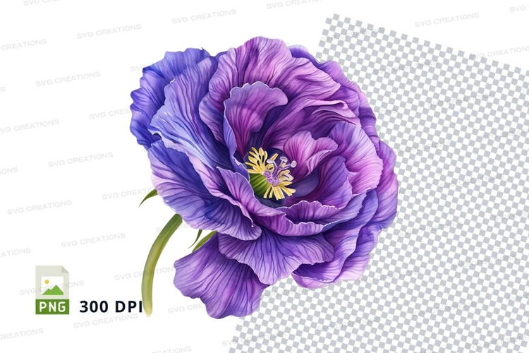 Purple flower clipart png