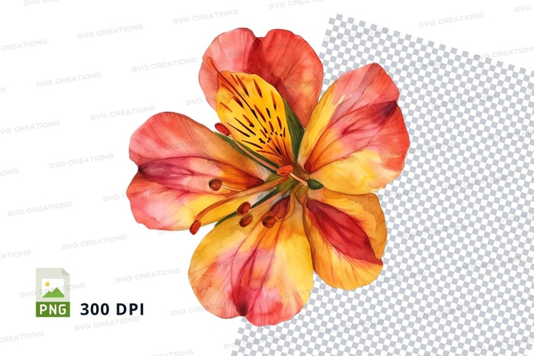 Purple Flower Clipart Image 6