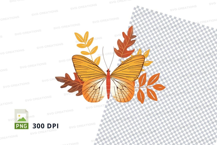 Autumn Leaves Clipart Image 9