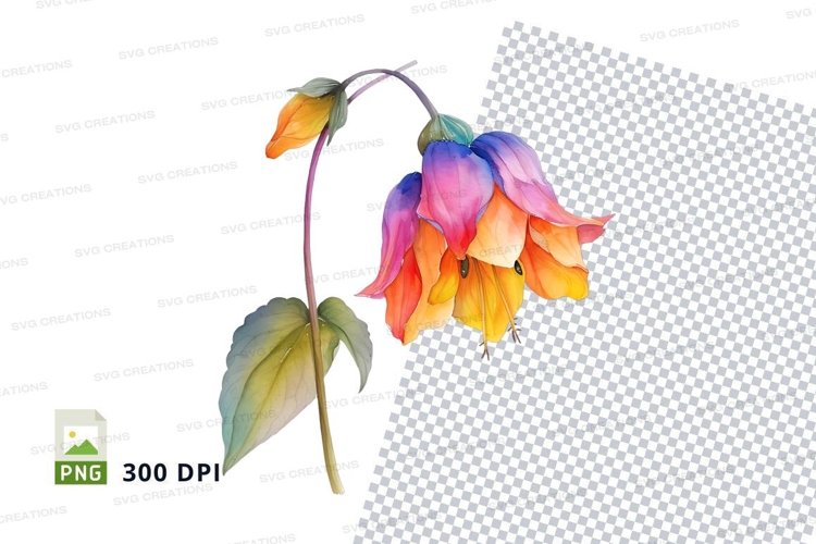 Purple Flower Clipart