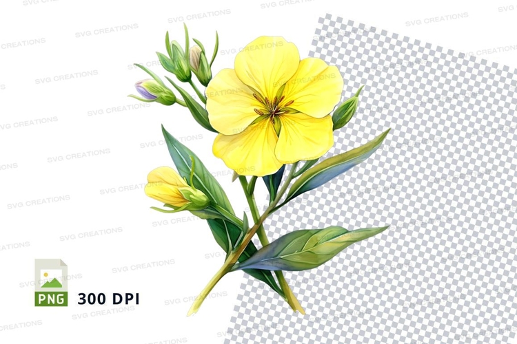 Yellow Flower Clipart Image 19