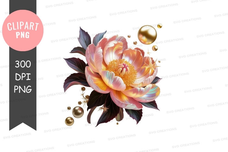 Peony Clipart Image 20