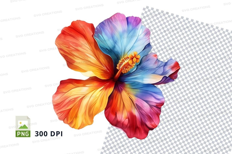 Hibiscus Flower Clipart Image 24