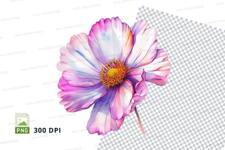 Delicate pastel flower