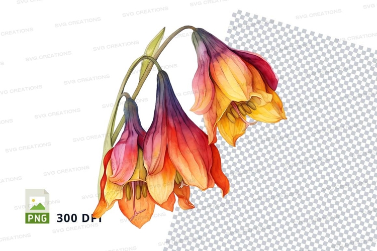 Purple Flower Clipart Image 24