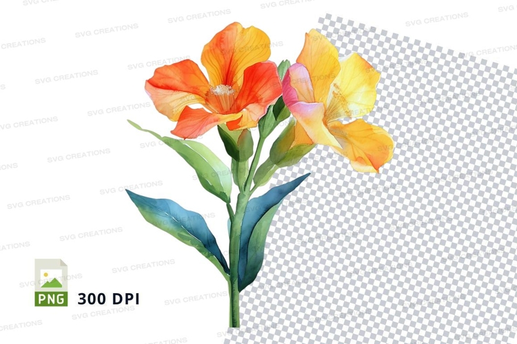 Tropical Flowers Clipart Image 20