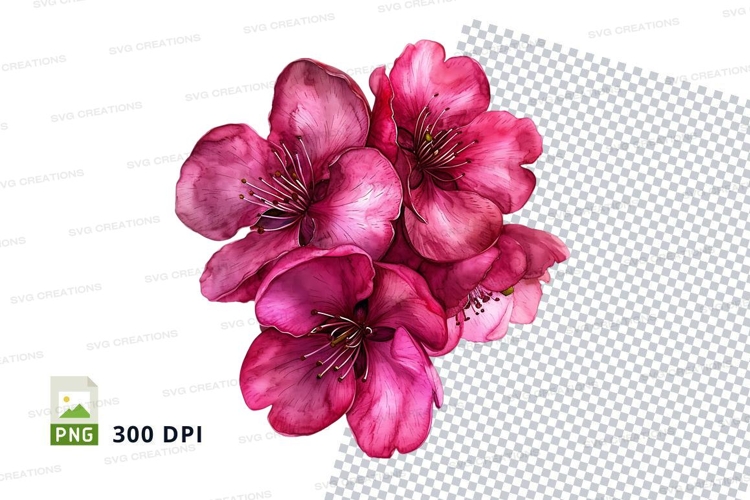 Transparent Background Flower Clipart Image 13