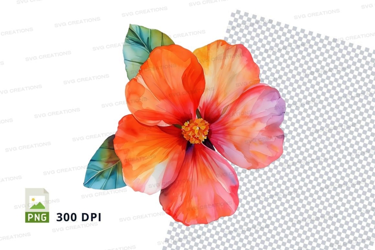 Hibiscus Flower Clipart Image 21